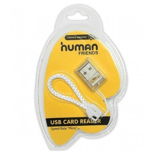 Картридер CBR Human Friends Speed Rate Micro белое usb 2 0 card reader cbr human friends speed rate impulse blue