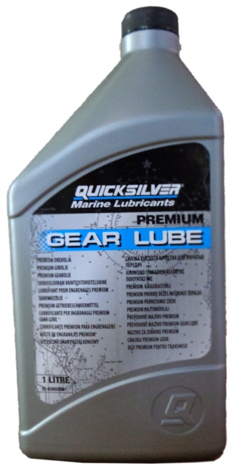 Масло трансмиссионное Quicksilver Premium Gear Lube 1 л 92-858058QB1