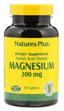 Nature's Plus Magnesium Магний 200 мг 90 таблеток