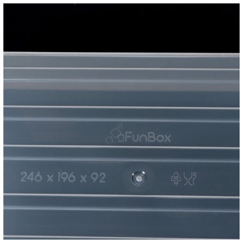 FunBox Контейнер для хранения Basic, 3 л, 6 вставок, цвет микс