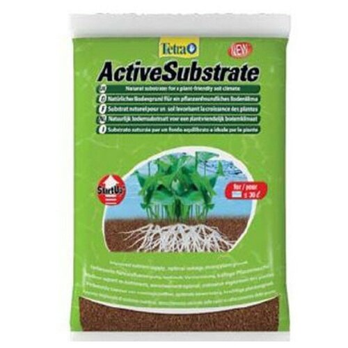 Грунт натуральный Tetra ActiveSubstrate 3 л, для водных растений (2 шт)