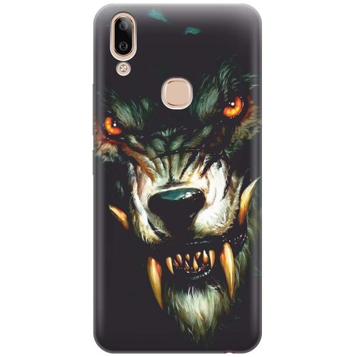 фото Gosso ультратонкий силиконовый чехол-накладка для vivo y85 / v9 с принтом "злой оборотень"