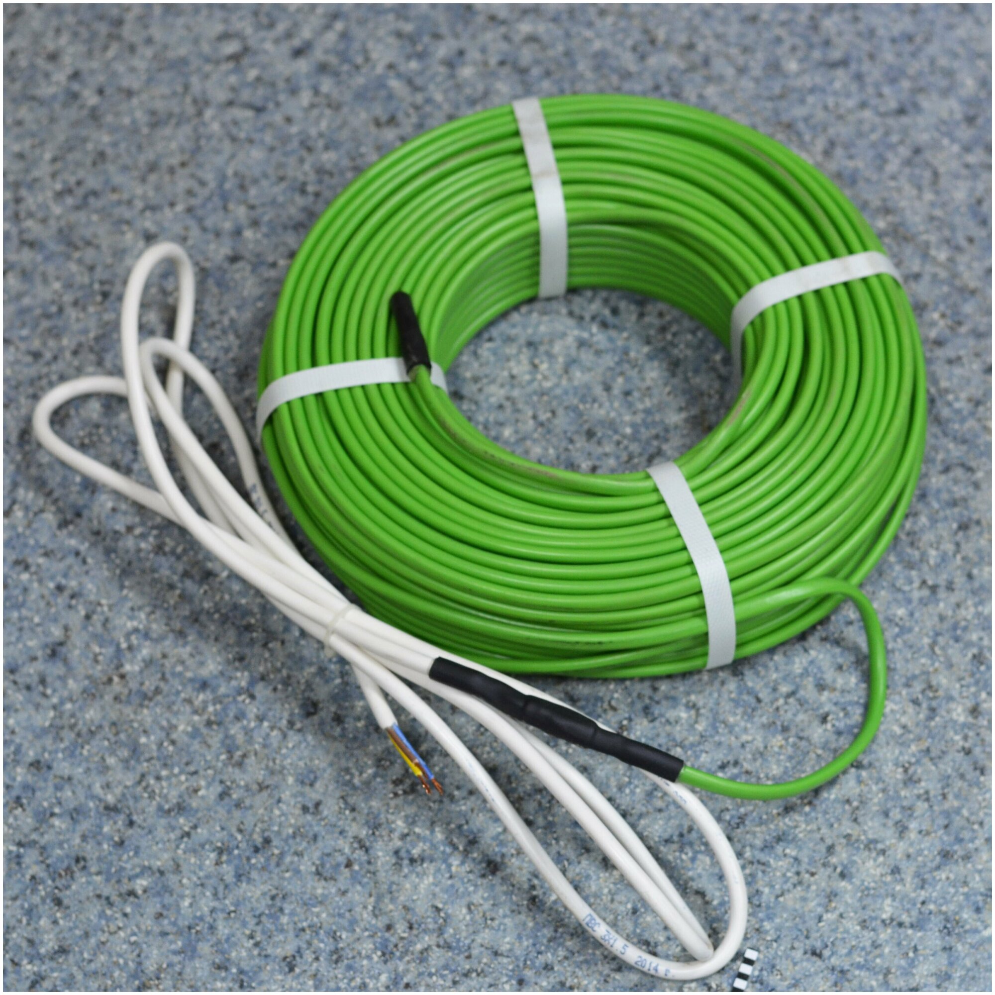 Нагревательный кабель HeatLine-грунт для обогрева теплиц и зимних садов, резистивный кабель 24 м.п - фотография № 2