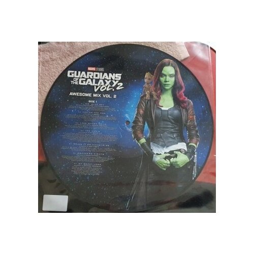 Стражи Галактики - 2 - саундтрек к фильму - OST - Guardians Of The Galaxy: Awesome Mix Vol.2 (LP picture: Гамора и Дракс)