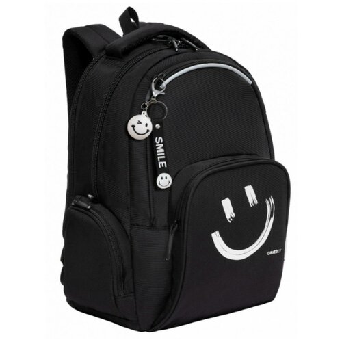 фото Рюкзак grizzly ru-233-1 черный - белый