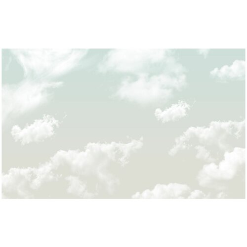 Фотообои Уютная стена Невесомые облака 440х270 см Виниловые Бесшовные (единым полотном)