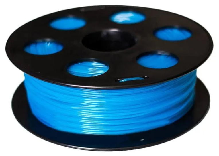 Катушка PETG пластика Bestfilament 1.75 мм 1кг., светящийся голубой (st_petg_1kg_1.75_fl_blue)