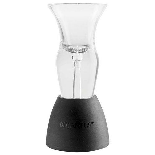 Аэратор д/вина;поликарбонат,пластик;D=72,H=170,B=78мм;прозр.,черный, Ghidini, QGY - 3022