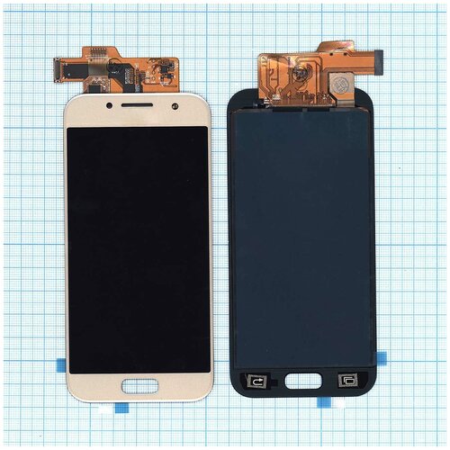 Дисплей для Samsung Galaxy A3 (2017) SM-A320F TFT золотой original amoled for samsung galaxy a5 2016 lcd display with frame 5 2 sm a510f a510 a510f ds display touch screen assembly