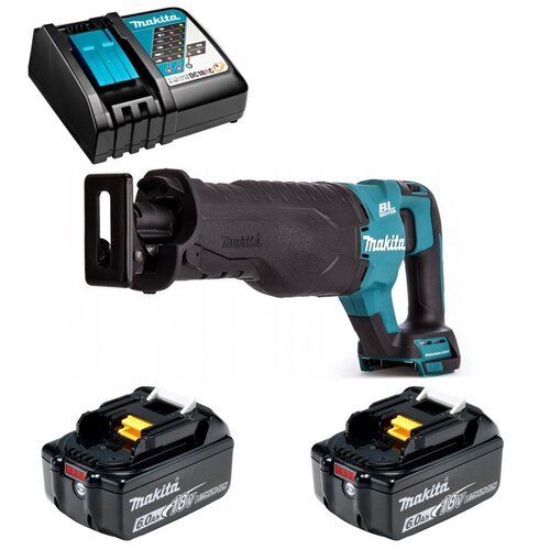 Пила сабельная аккумуляторная 255мм 18В Li-Ion 2x6Ач зу Makita DJR187RG2 4847000₽