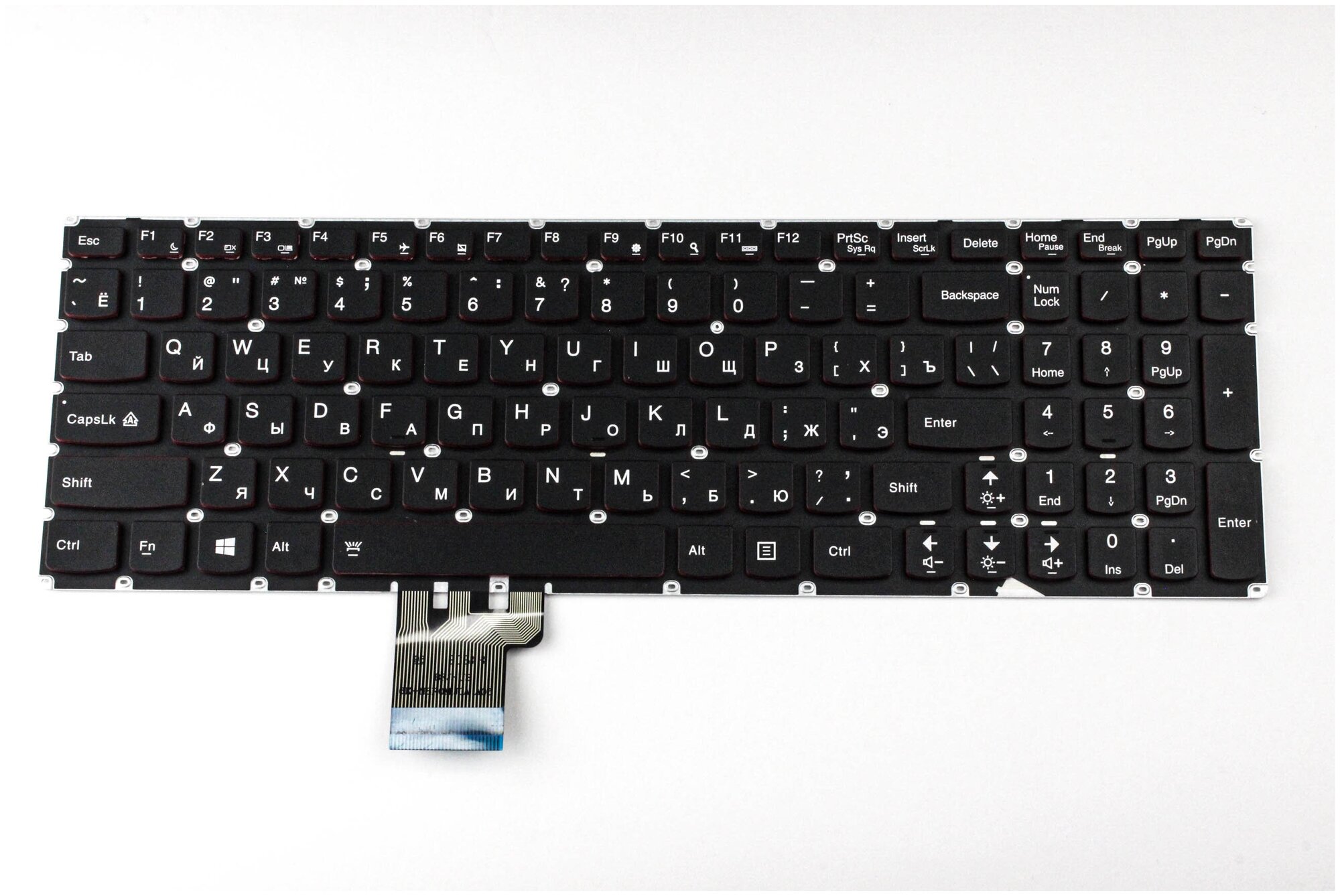 Клавиатура для ноутбука Lenovo Y50-70 U530 c подсветкой p/n: 25215988 9Z. N8RBC. J01