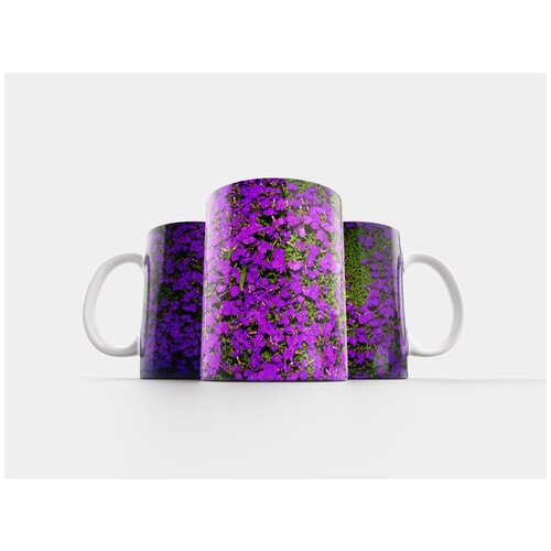 фото Кружка "расцветает, фиолетовый, сад" 320 мл lotsprints