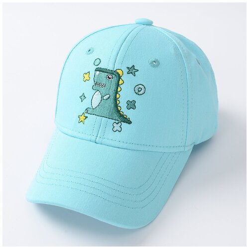 фото Бейсболка детская be snazzy czd-0113 dino. цвет бирюзовый. размер 48-50