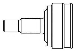 Шарнирный комплект приводной вал Gsp 859199 Toyota: 43430OK020 GCO59199 Toyota Hilux Iii Пикап (Kun_ Tgn_ Lan_ Ggn_).
