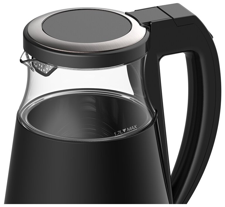 Электрический чайник deerma Electric Kettle DEM-SH90W Black - фотография № 3