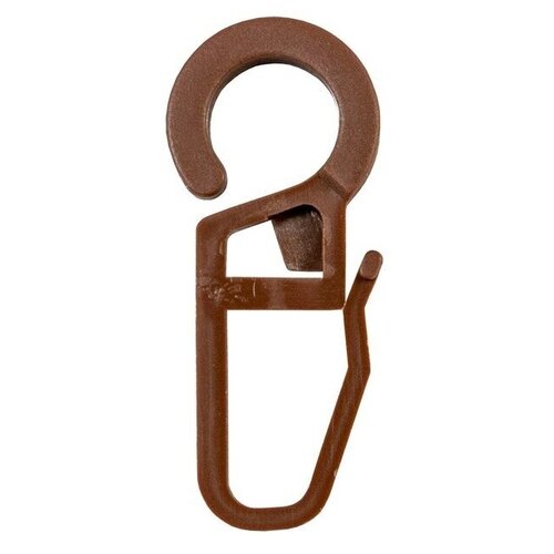 Крючок для крепления на кольцо для штор 35х15х2 мм диаметр 9 мм комплект - 100 штук 260₽