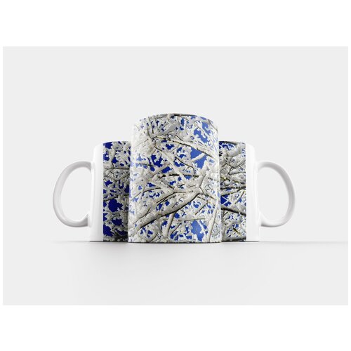 фото Кружка "ветви, иней, зима" 320 мл lotsprints