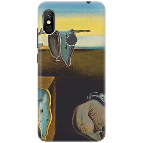 фото Re:paчехол - накладка artcolor для xiaomi redmi note 6 pro с принтом "дали"