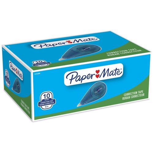 Лента коррект. для ленты корректирующей Paper Mate DryLine Liquid Paper 2115309 6мх5мм белый с боков