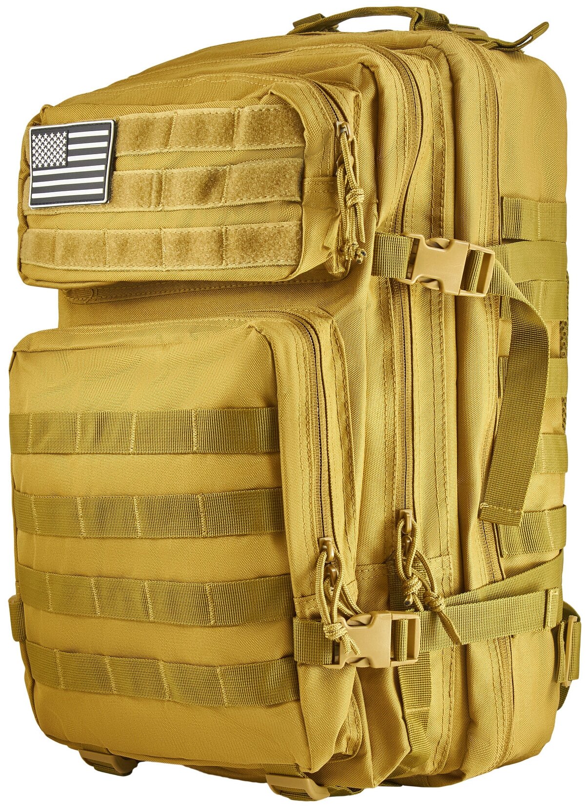 Рюкзак тактический ASSAULT / Походных рюкзак на 45 литров / Рюкзак для туризма / Coyote