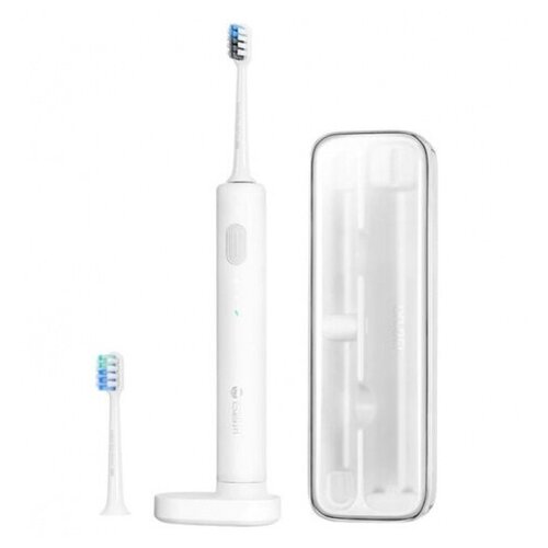 Электрическая зубная щетка DRBEI BET-C01 звуковая 31000 движмин 2 насадки АКБ белая 409000₽