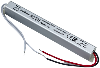 Блок питания (Трансформатор) Redigle для светодиодной ленты 18W-IP20, 12V Мебельный Супер Слим