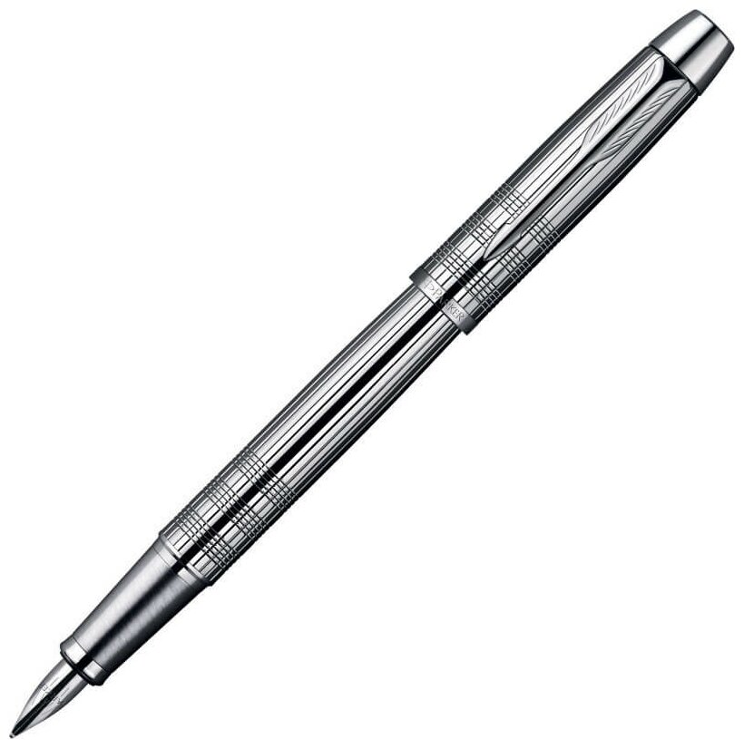Перьевая ручка Parker IM Premium F222, Shiny Chrome (Перо F) S0908640