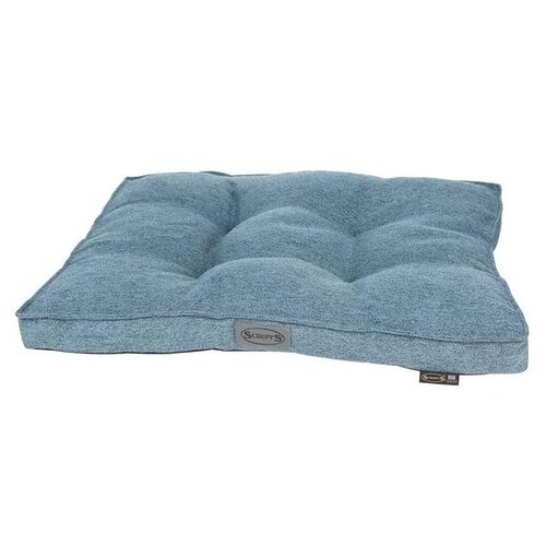 Лежак для собак и кошек Scruffs Manhattan mattress 100х70х12 см 100 см 70 см синий 12 см