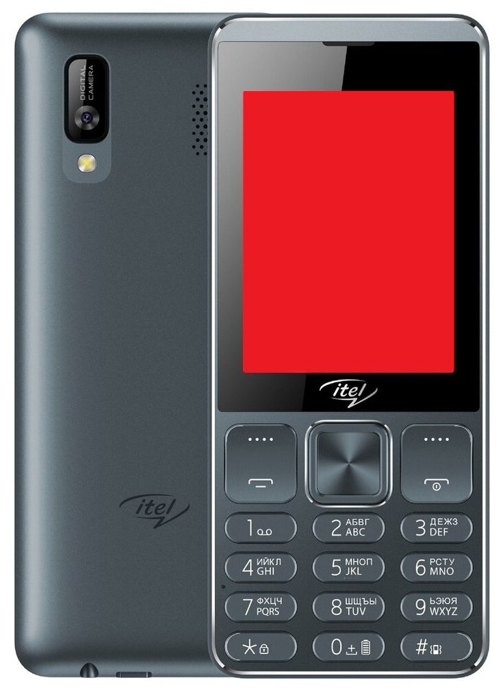 Телефон Itel it6320, серый