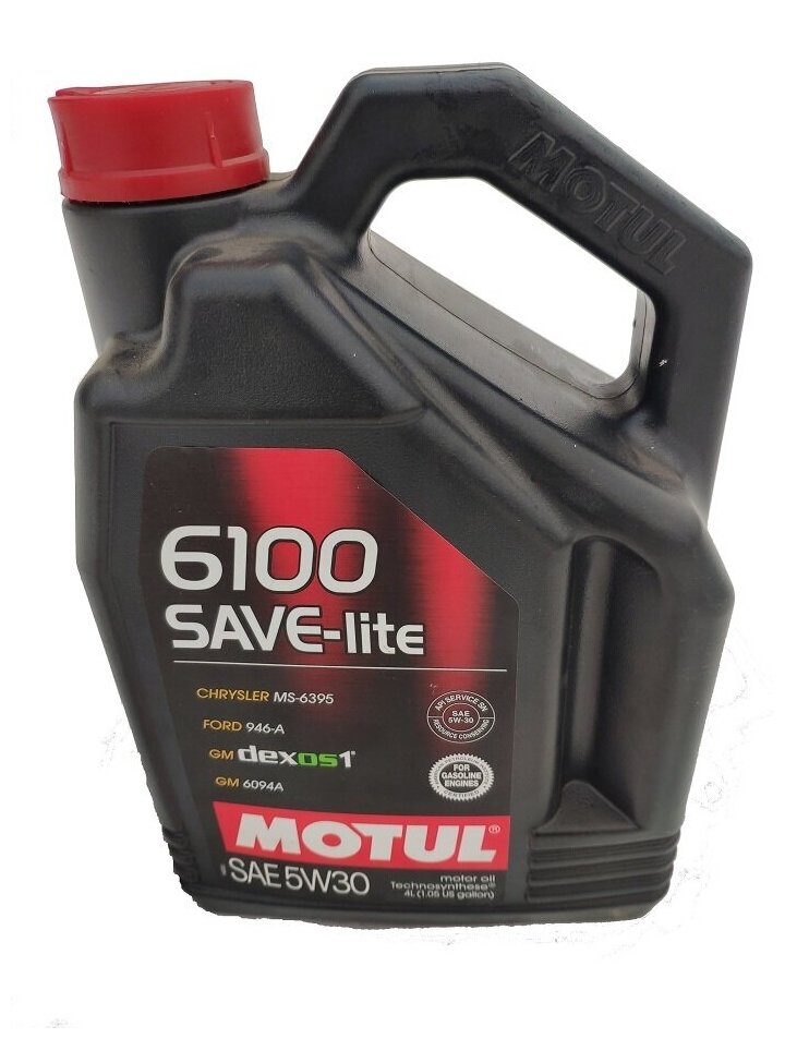 Полусинтетическое моторное масло Motul 6100 SAVE-lite 5W30, 4 л