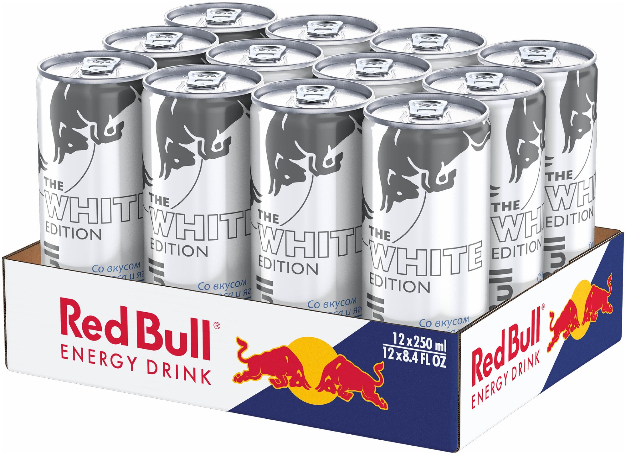 Напиток Энергетический Red Bull кокос с ягодами 0.25л x 12 шт - фотография № 2
