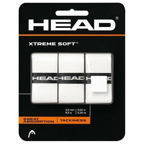 Обмотки HEAD Xtreme Soft 3шт Белый 285104-WH