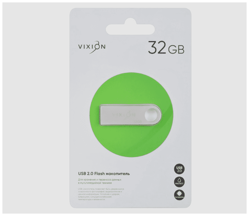 32Gb - Vixion Zinc Alloy USB 20 GS-00008773