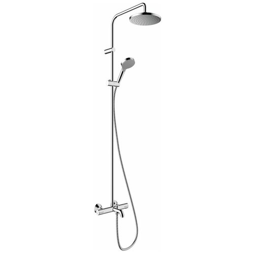 фото Hansgrohe душевая стойка hansgrohe vernis blend showerpipe 200 1jet ecosmart 26079000, хром