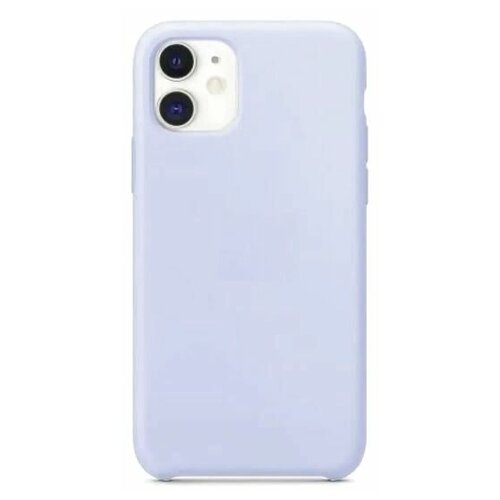 фото Задняя накладка soft силикон светло-голубая для ip 11 pro (5,8) fixtor