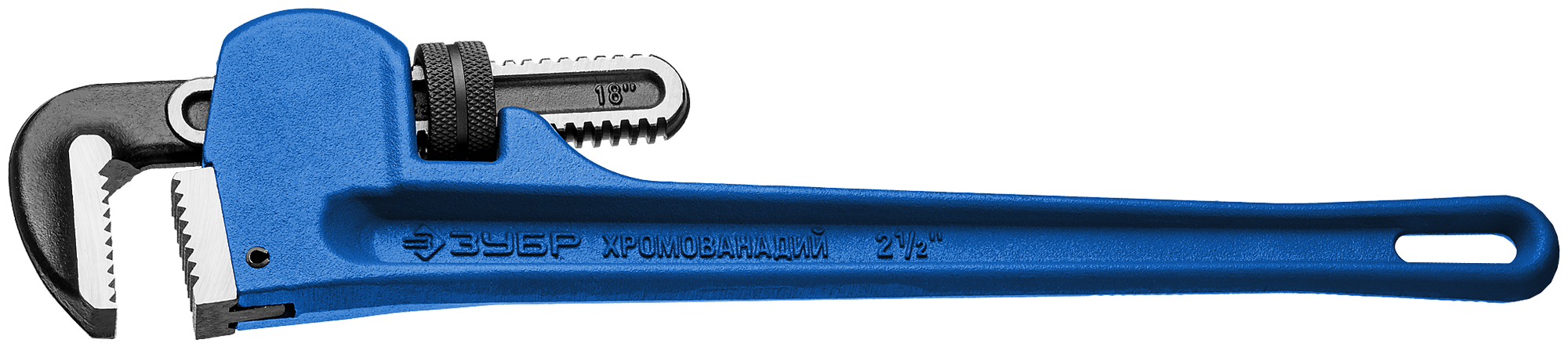 ЗУБР стиллсон, 2.5, 450 мм, Трубный разводной ключ, Профессионал (27339-3)