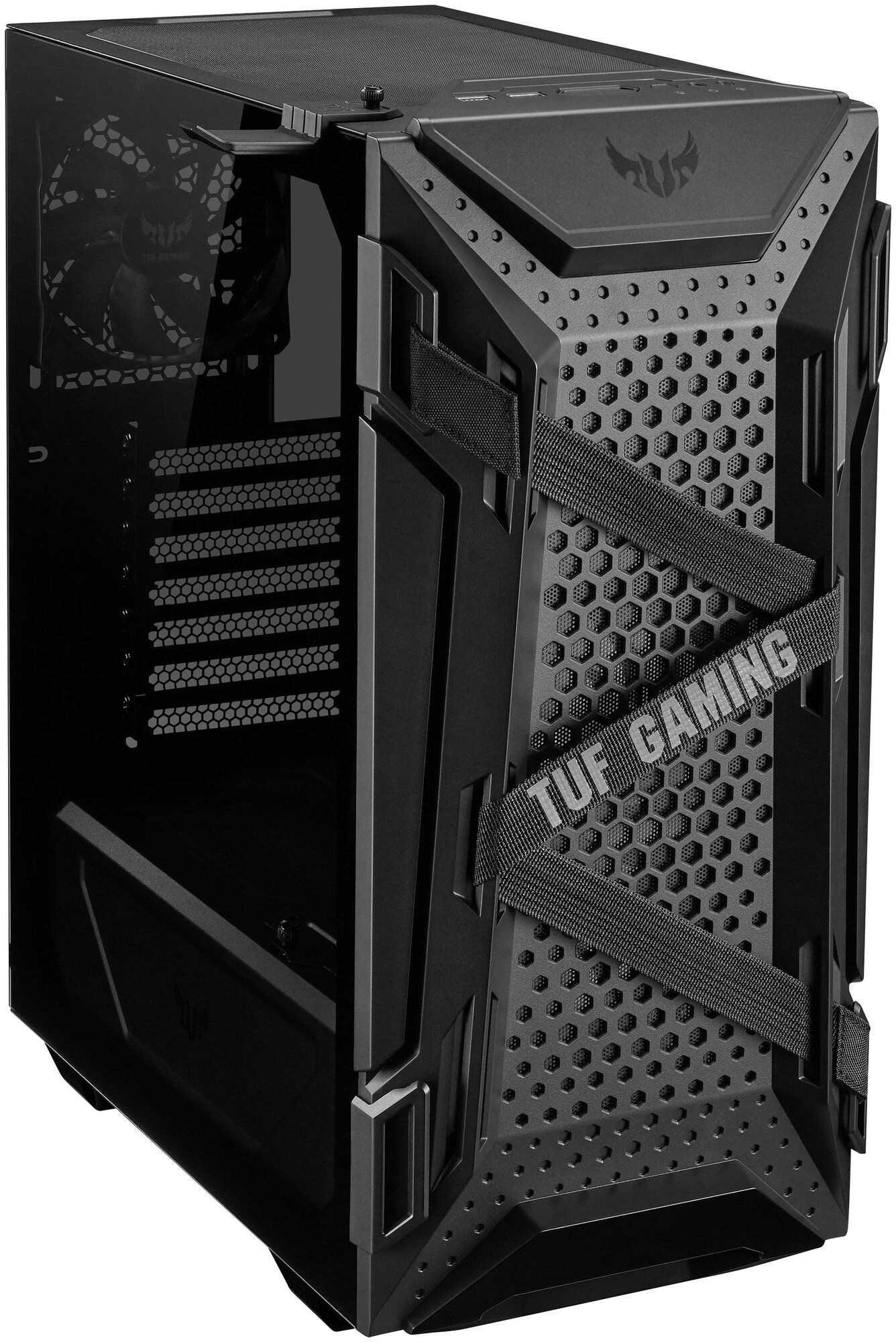 Корпус ATX ASUS Tuf Gaming , Midi-Tower, без БП, черный [90dc0040-b49000] - фото №3