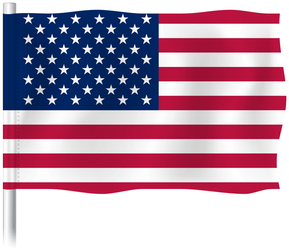 Флаг США, размер 90x135 см.