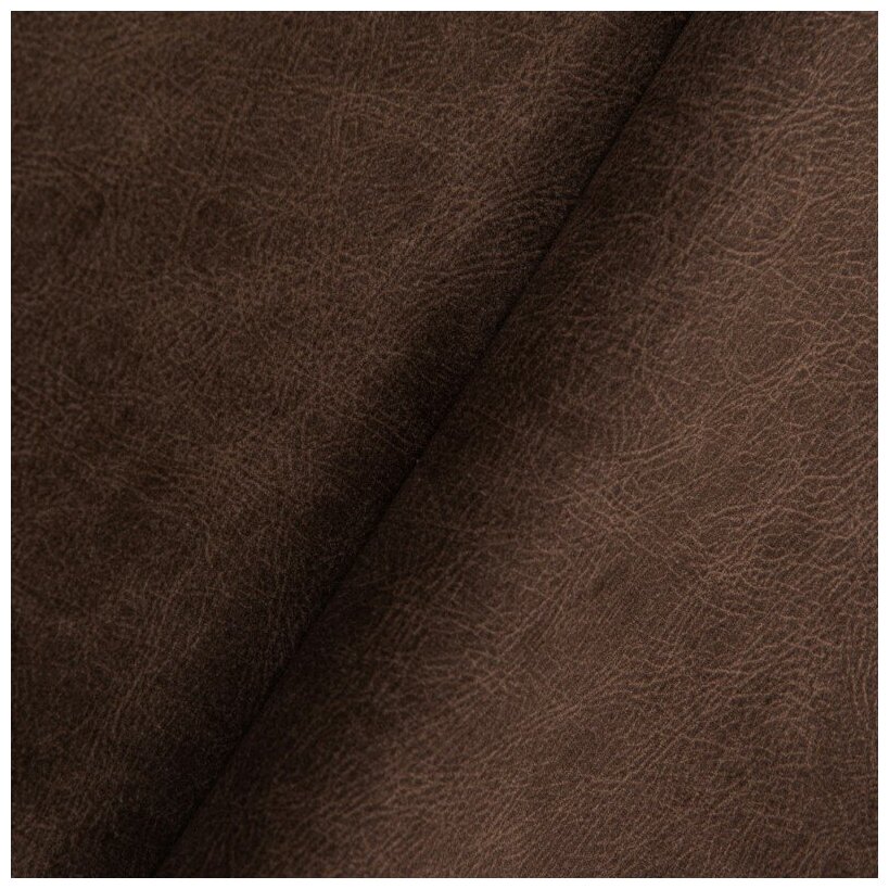 Ткань мебельная велюр LAMA 32, коричневый, 100*142см, для обивки мебели, перетяжки, реставрации, штор