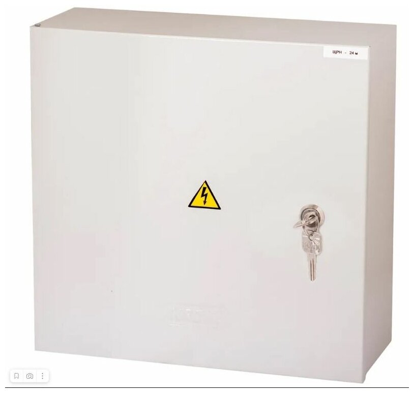 Щит крзми ЩРН-24 (металл) 300х310х120 с замком IP54