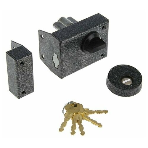 Замок накладной Киров ЗН-052 стальф полимерное покрытие