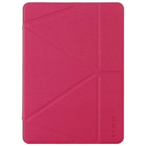 mingfeng silicon case for nokia t20 tablet pc funda cover for nokia t20 ta 1392 10 36tablet kids adjustable folding stand cover Чехол Onjess Folding Style Smart Stand Cover для iPad Pro 11 малиновый