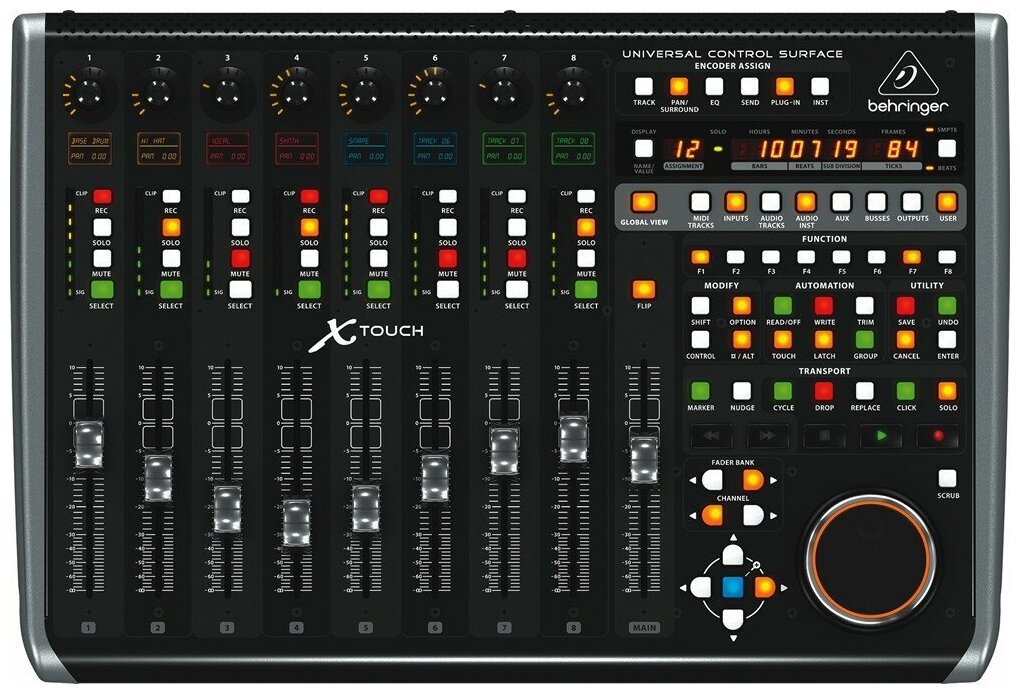 Behringer X-Touch компактный Ethernet/USB/MIDI- контроллер DAW