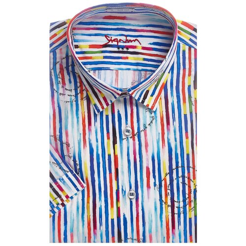 фото Рубашка signum размер s белый/синий/красный