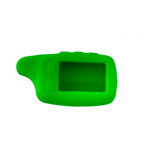 Чехол силиконовый Gcar для брелков Tomahawk TW-9010, 9020, 9030, широкая антенна, цвет зеленый