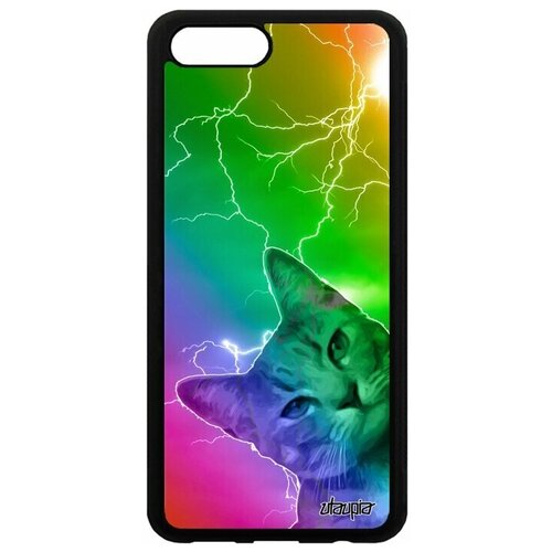 фото Чехол для honor v10 / view 10, "котик" полосатый тигристый utaupia