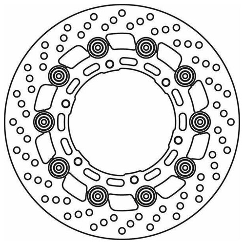 Тормозной диск GoldFREN 603-002F кросс STX21, MSW224, FMD0126, MD2074LS/RS