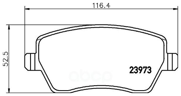 Колодки дисковые передние для nissan micra/note, renault clio/modus 1.0-1.6 03 Nisshinbo NP2010