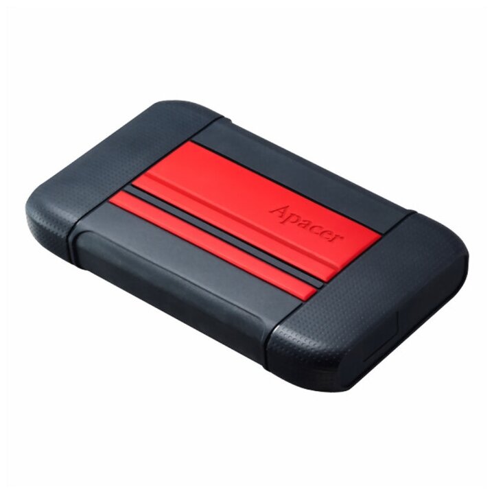 2.5" 1TB Apacer AC633 AP1TBAC633R-1 USB 3.2 Gen 1, Military-Grade Shockproof, Red, RTL - фото №1