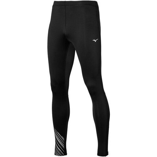 фото Тайтсы беговые mizuno warmalite tight черный/черный (us:m)